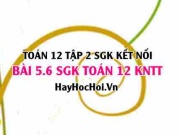 Bài 5.6 SGK Toán 12 tập 2 Kết nối tri thức